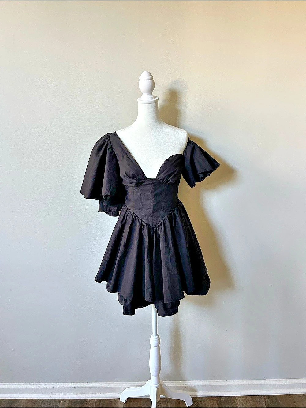 Asos Mini Dress in Black Size S NWT
